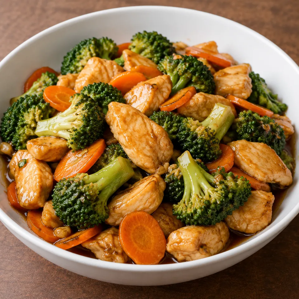 Honey Garlic Chicken Stir Fry — serving inspiration