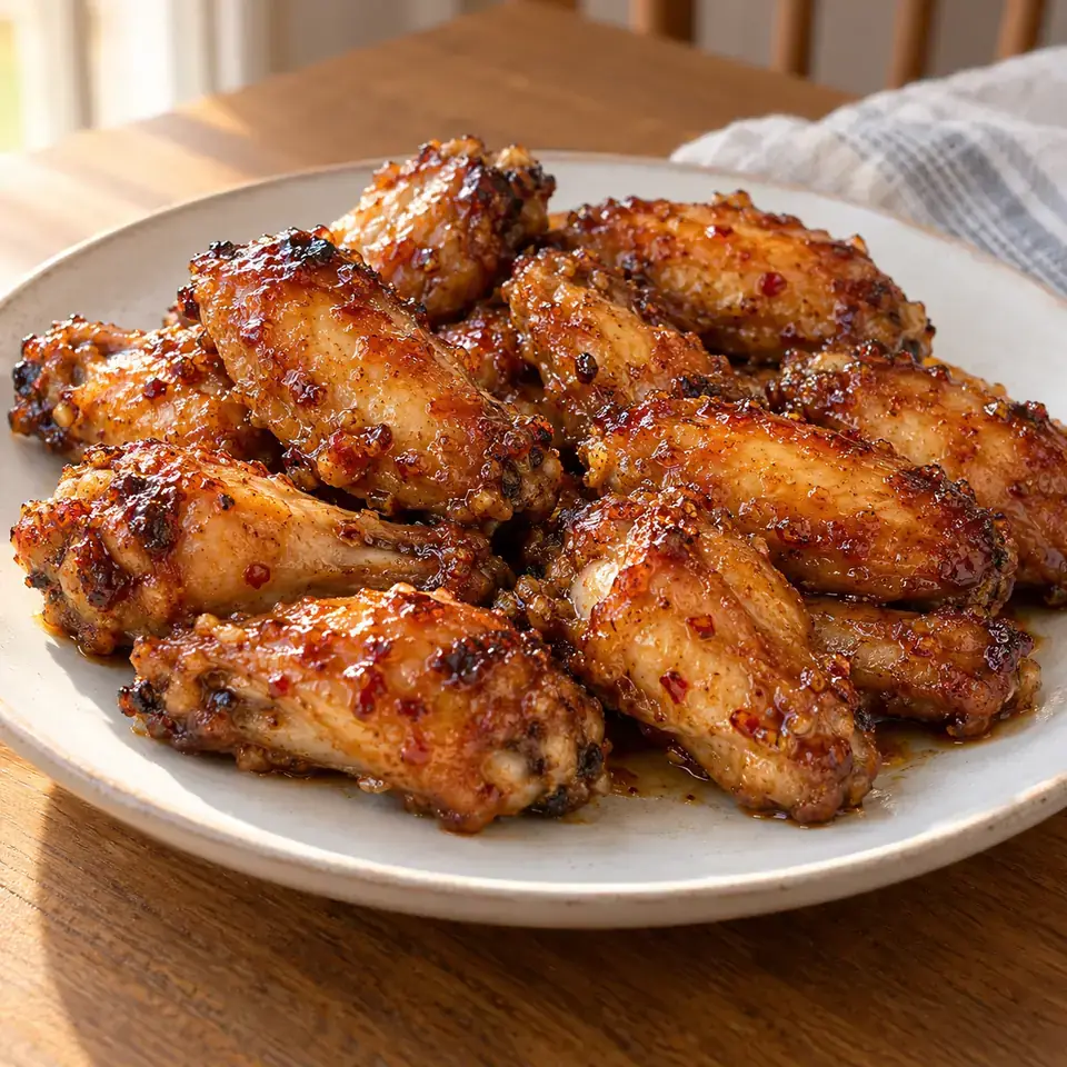 Honey Garlic Chicken Wings Recipe (Oven Baked) — serving inspiration