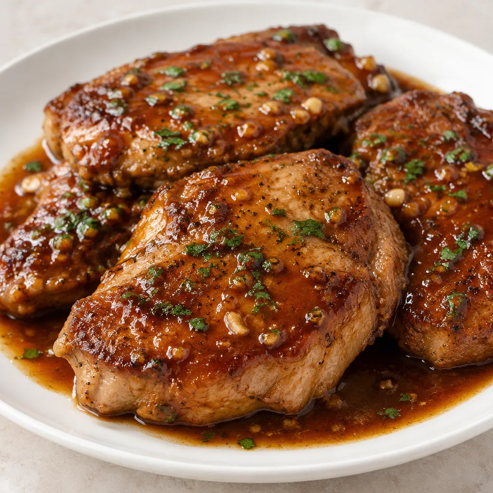 Honey Garlic Pork Chops (Slow Cooker) — serving inspiration