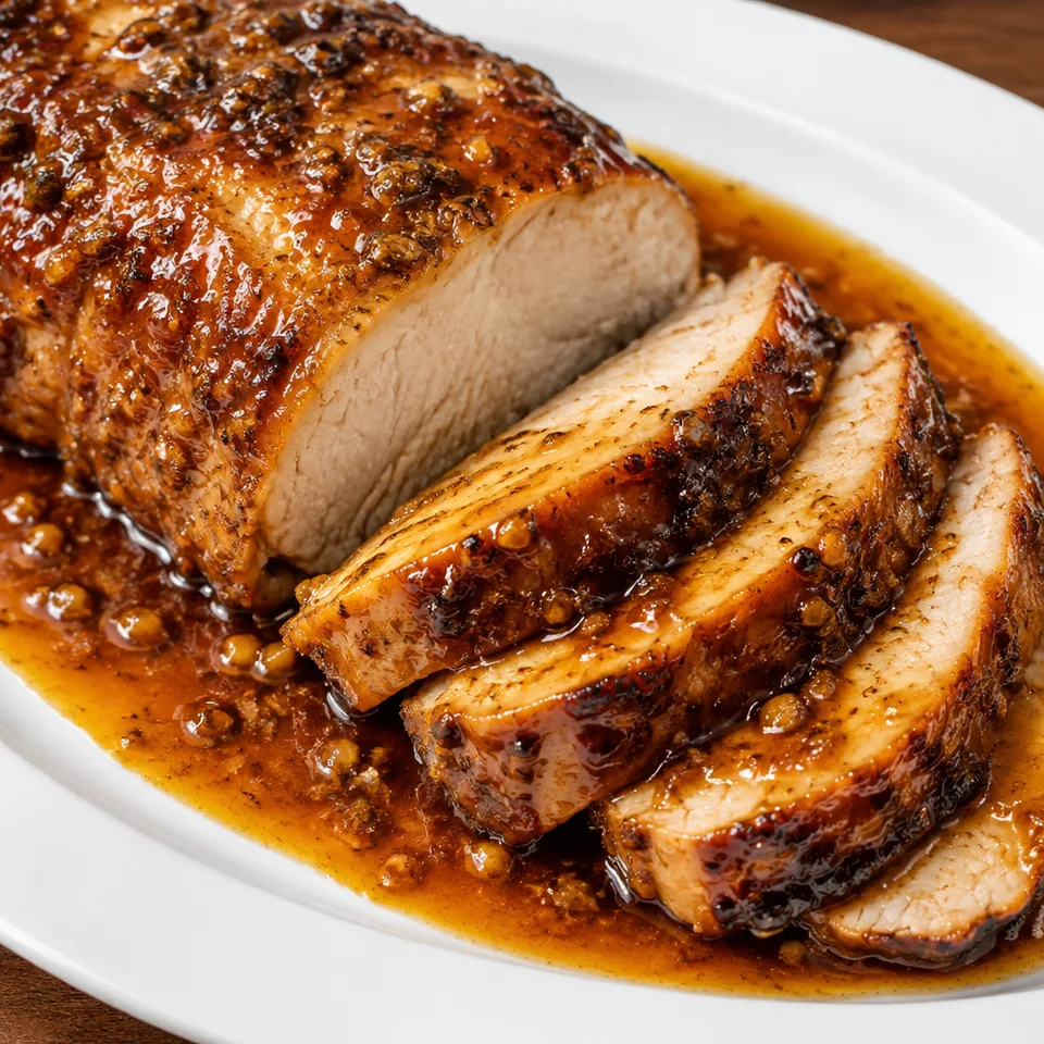 Honey Garlic Pork Loin — serving inspiration