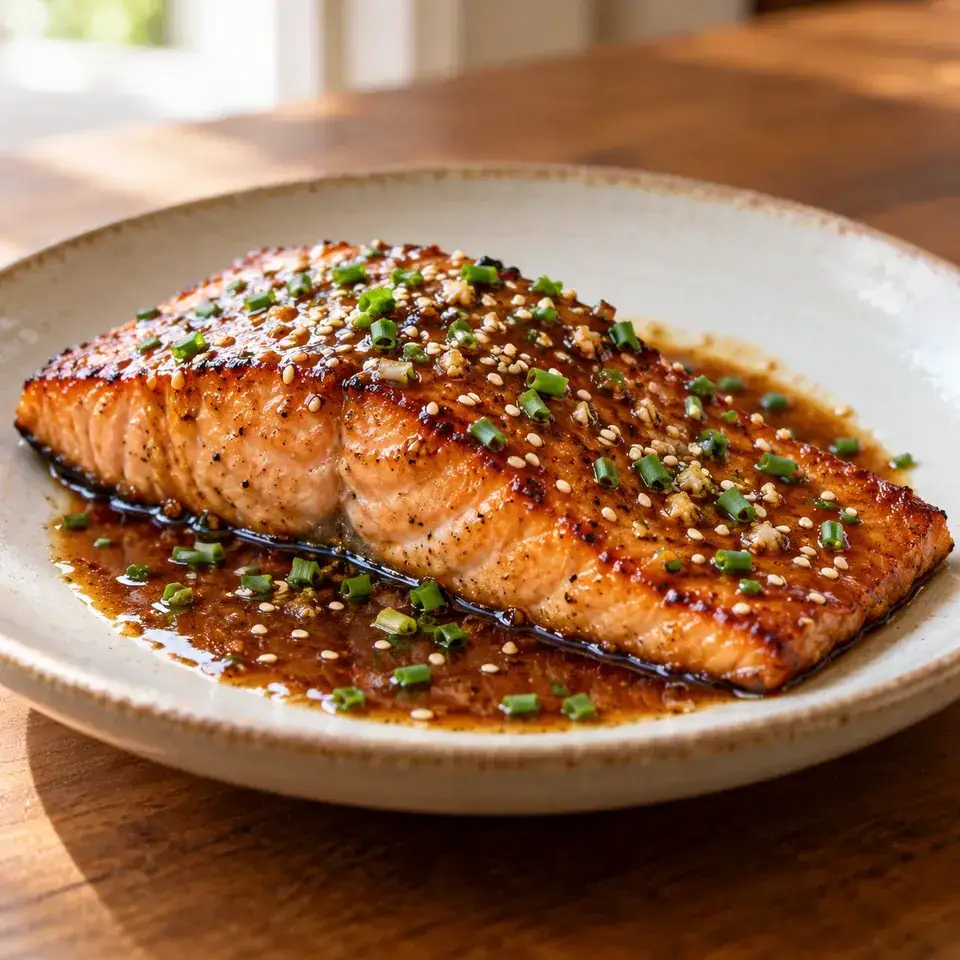 Honey Garlic Salmon — serving inspiration