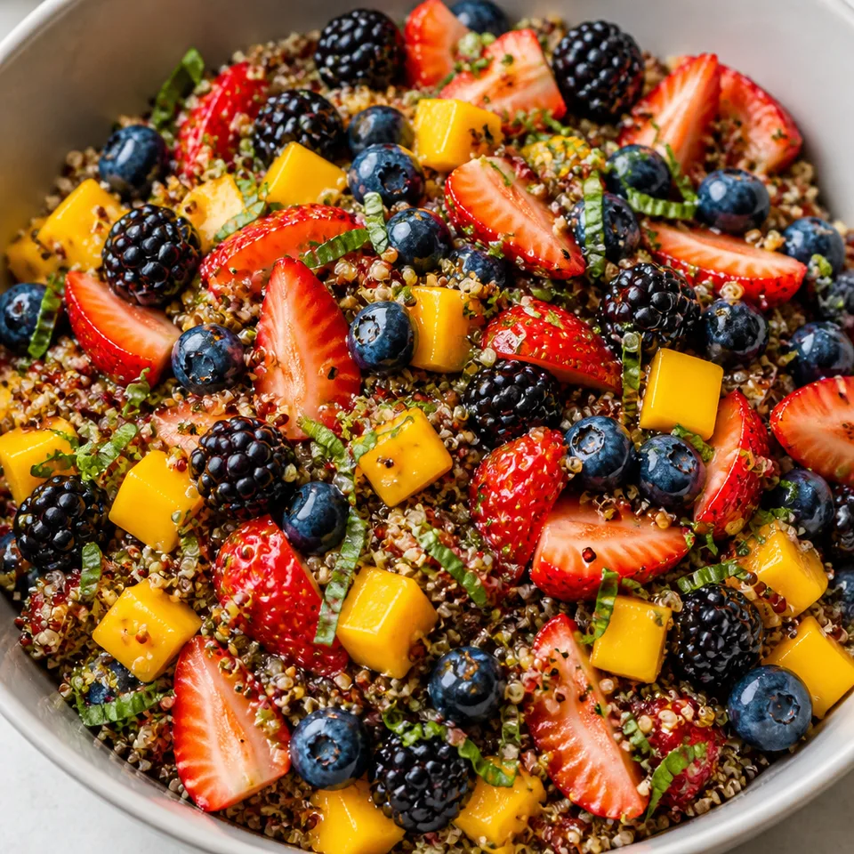 Honey Lime Quinoa Fruit Salad — serving inspiration