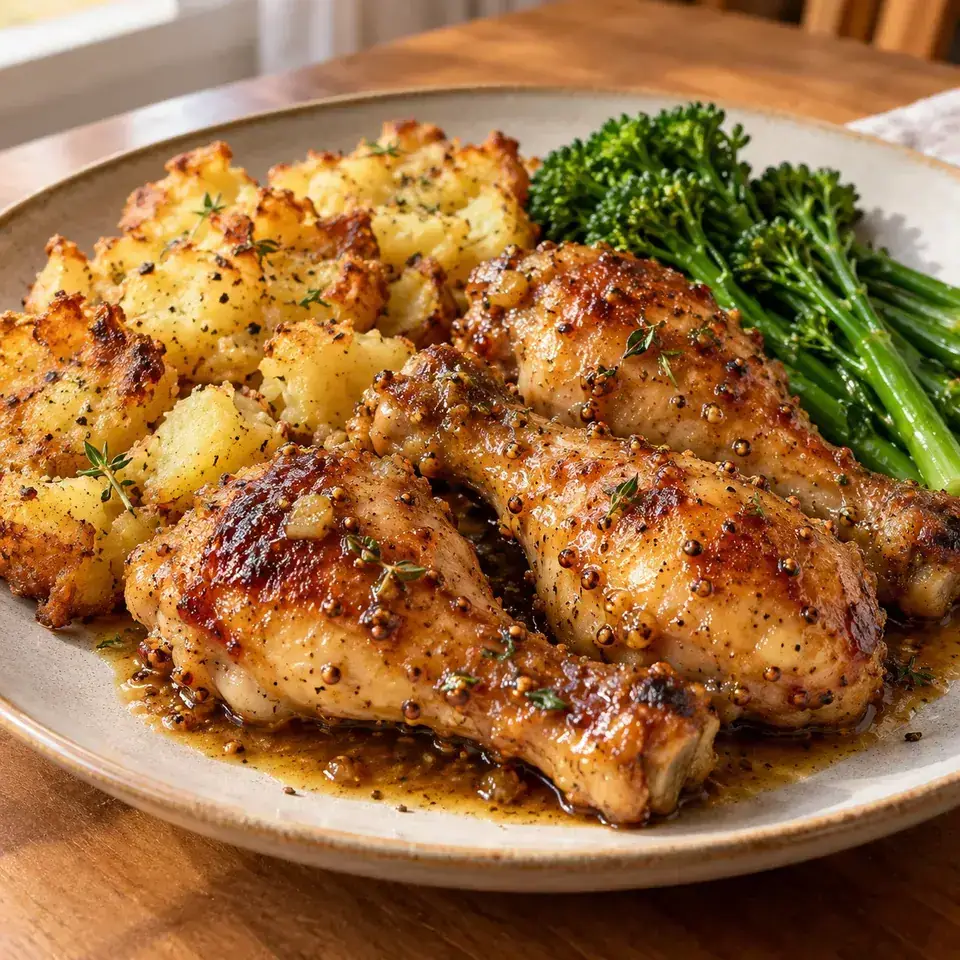Honey Mustard Baked Chicken Drumsticks — serving inspiration