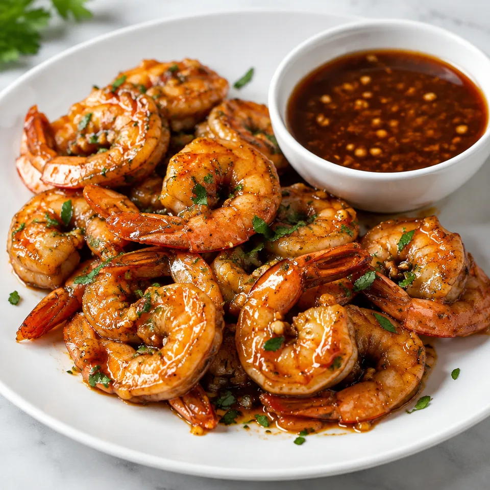 Honey Soy Shrimp — serving inspiration