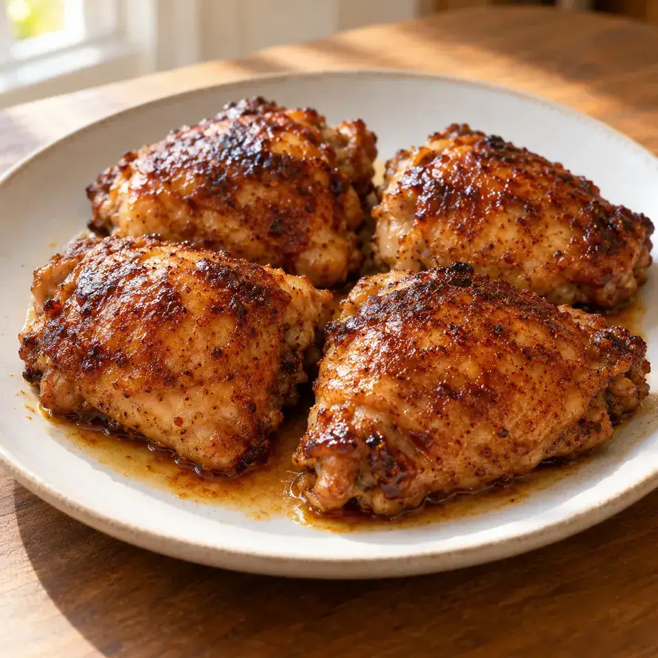 Honey Spice Chicken Thighs — serving inspiration