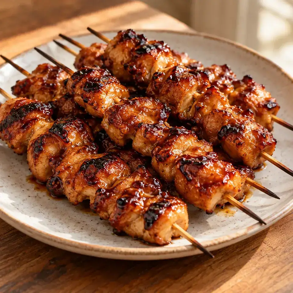 Honey Sriracha Chicken Skewers — serving inspiration