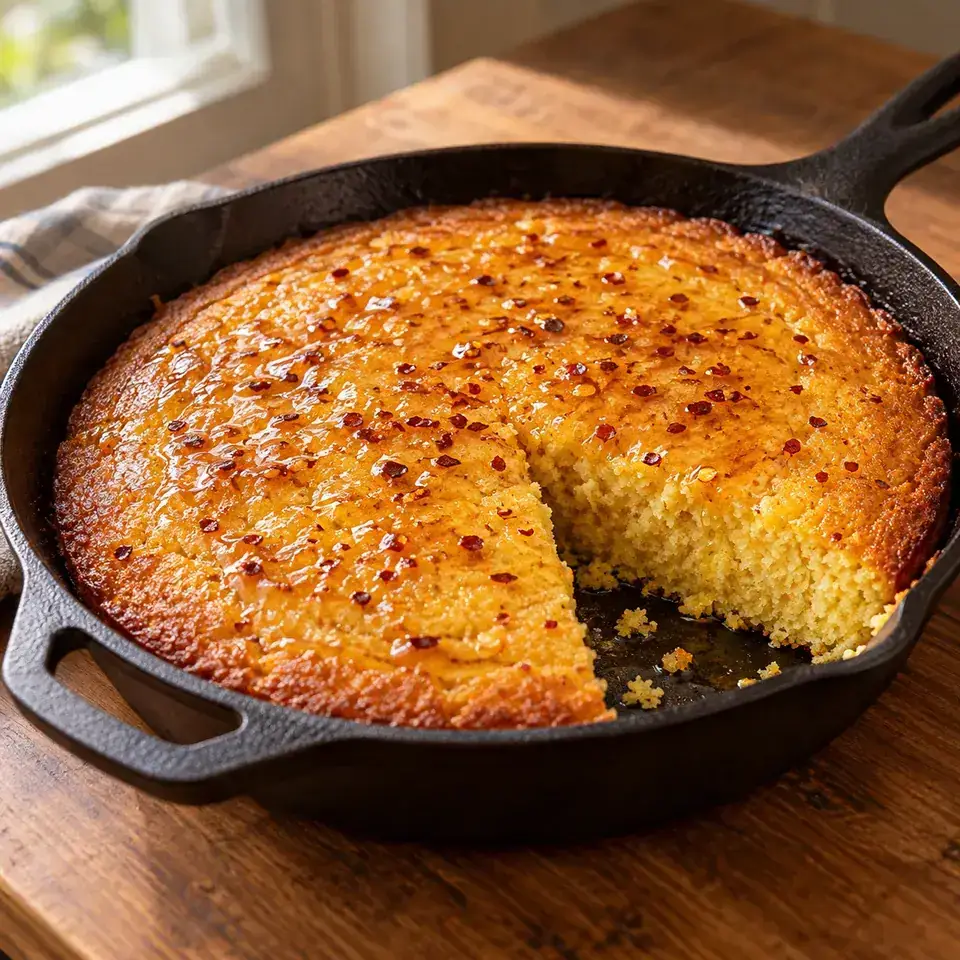 Hot Honey Cornbread — serving inspiration