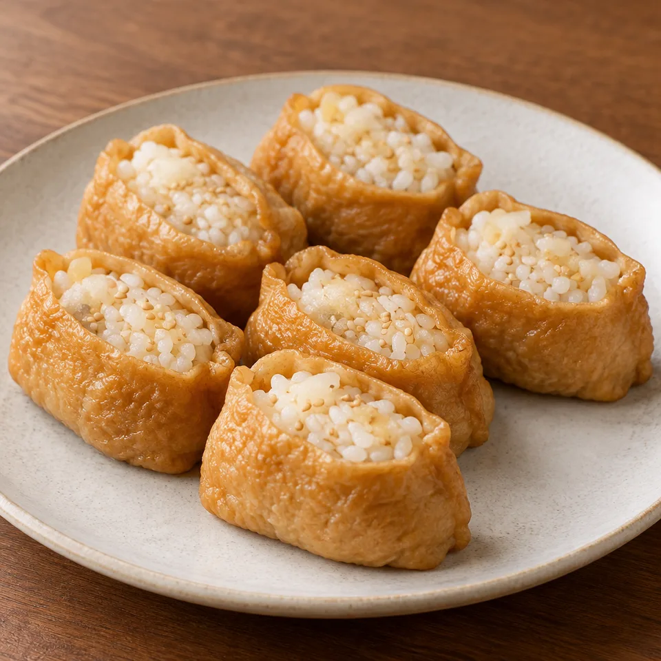 Inari Sushi (Fried Tofu Pocket Sushi) — serving inspiration