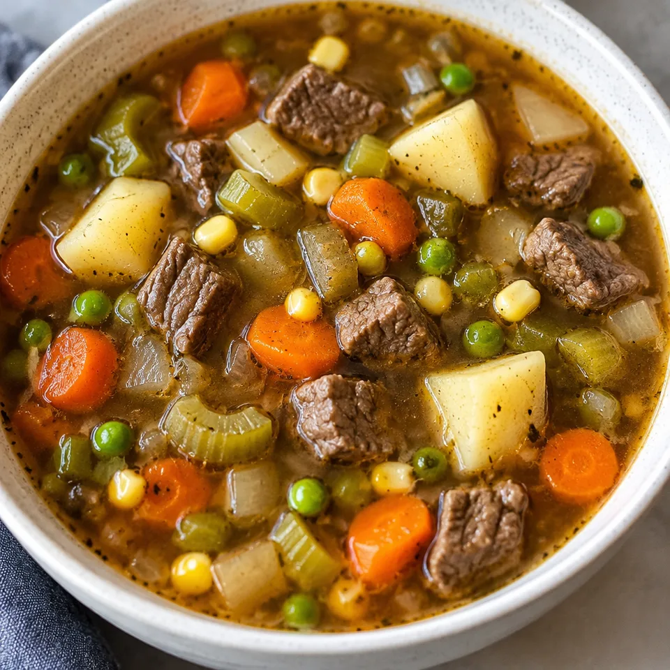 Instant Pot Beef and Vegetable Soup — serving inspiration