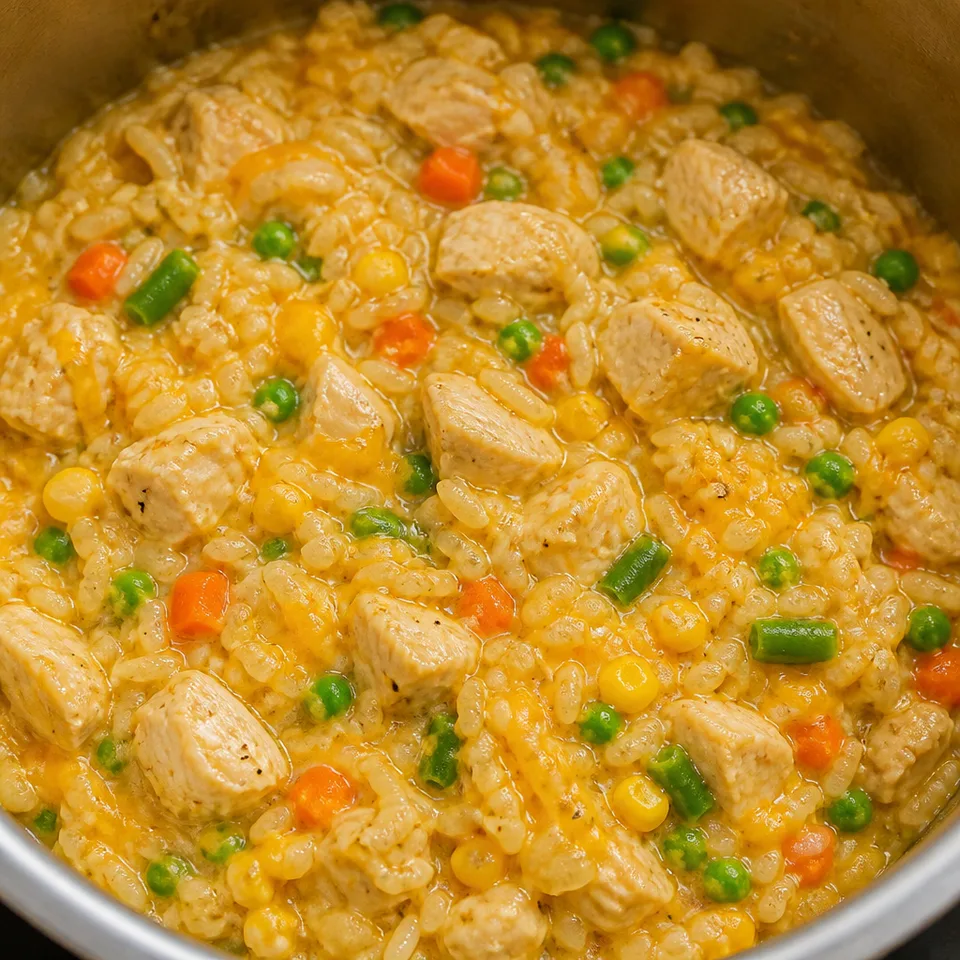Instant Pot Cheesy Chicken and Rice — serving inspiration