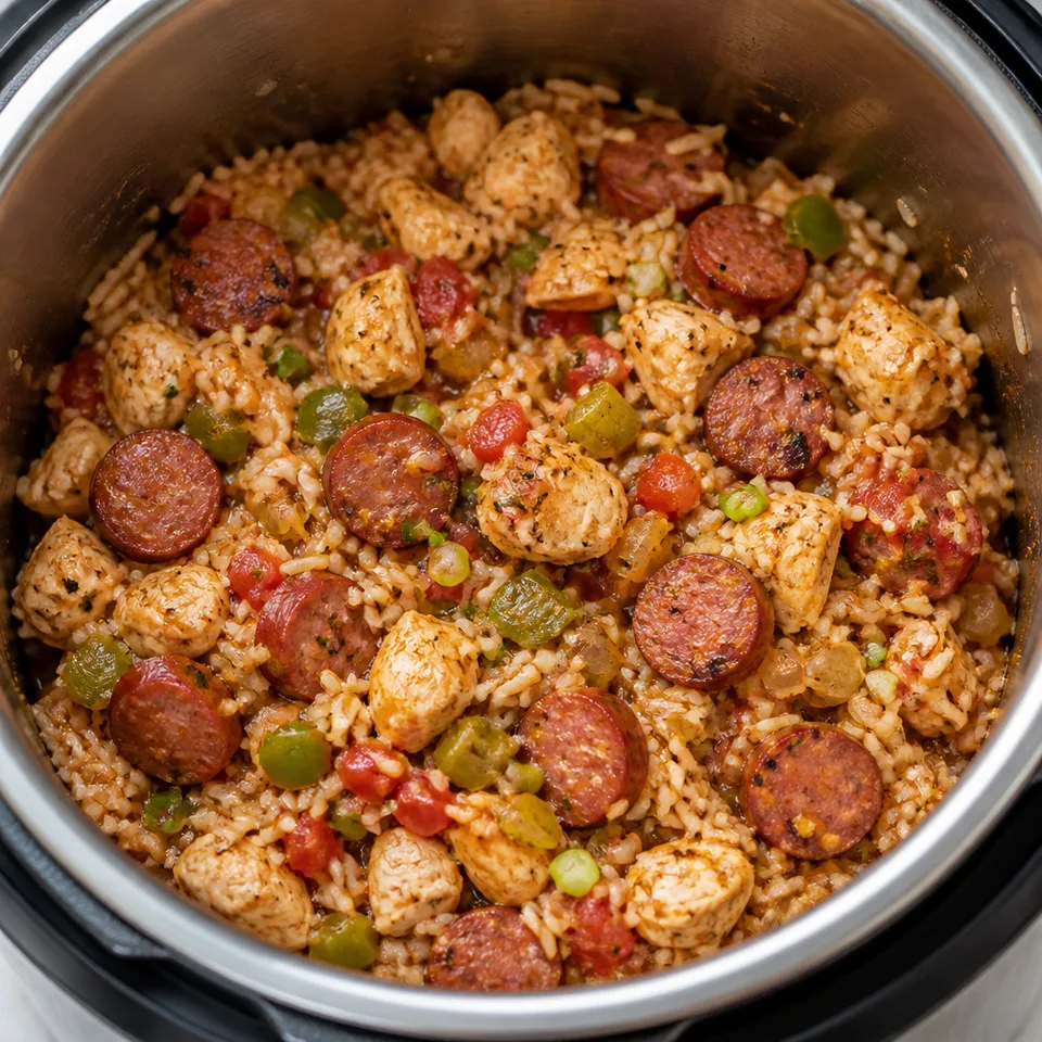 Instant Pot Chicken and Sausage Jambalaya — serving inspiration