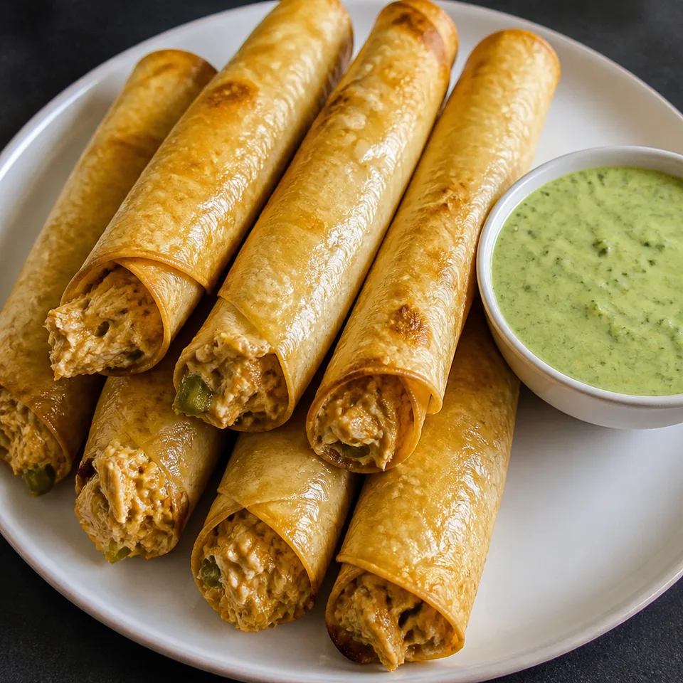 Instant Pot Chicken Taquitos — serving inspiration