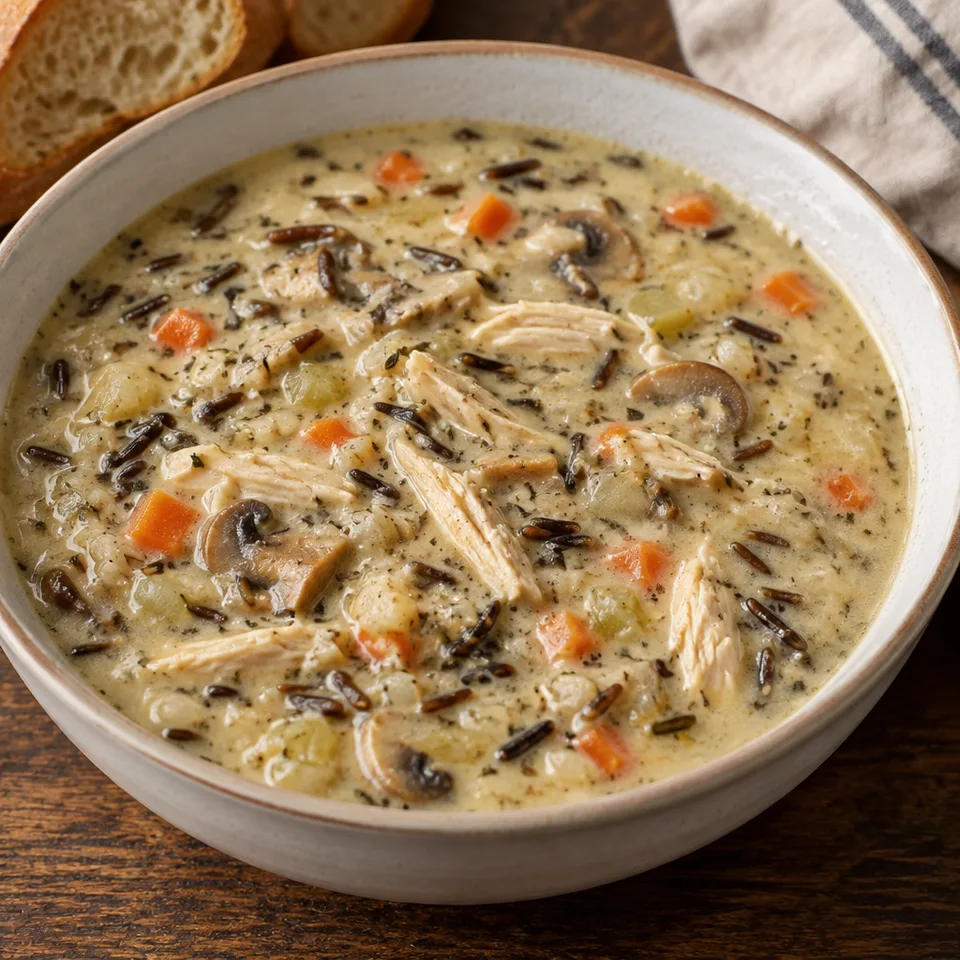Instant Pot Chicken Wild Rice Soup — serving inspiration
