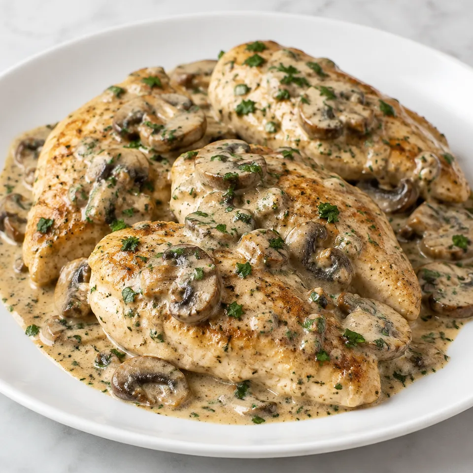 Instant Pot Chicken with Mushroom Sauce — serving inspiration