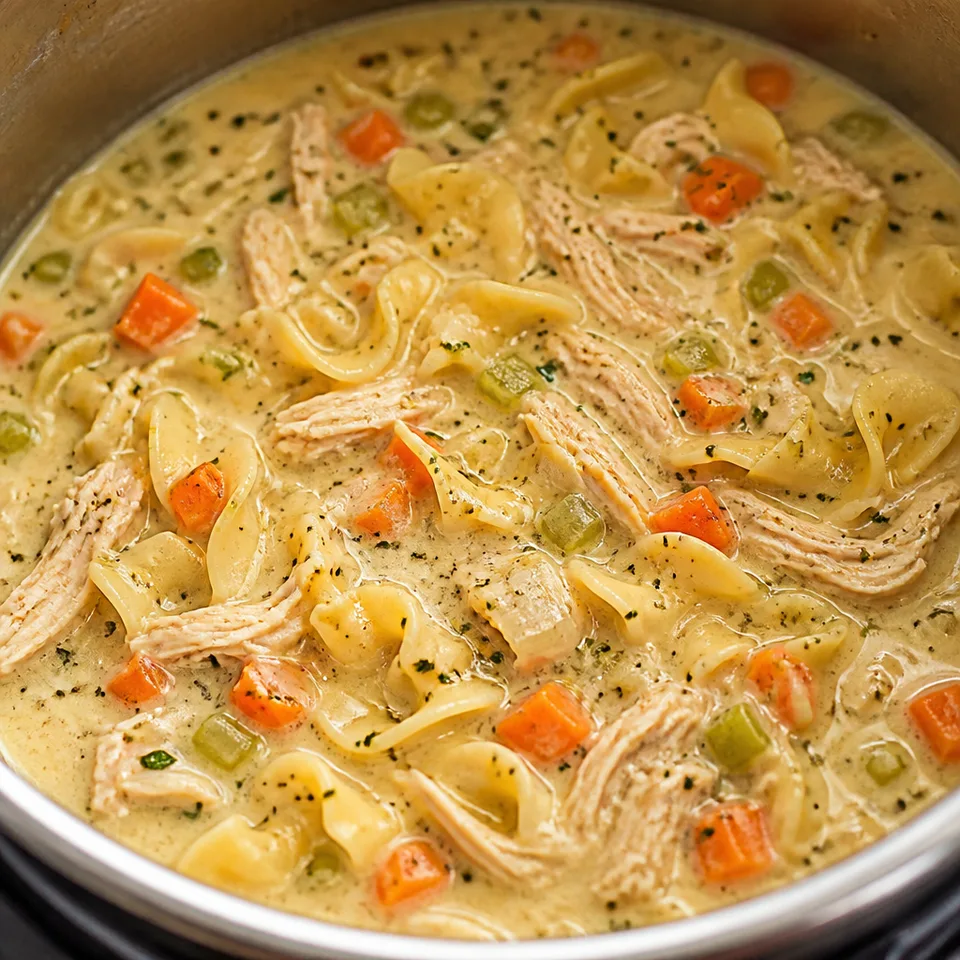 Instant Pot Creamy Chicken Noodle Soup — serving inspiration