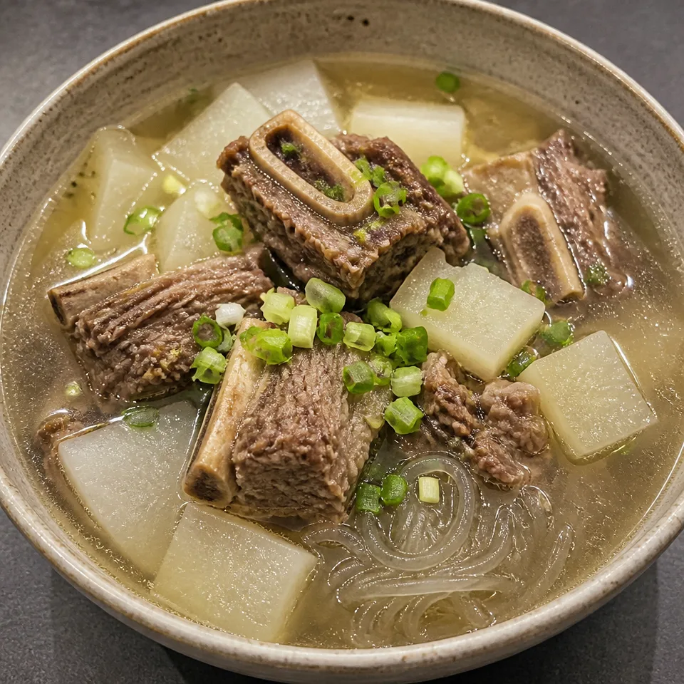 Instant Pot Galbitang (Beef Short Rib Soup) — serving inspiration