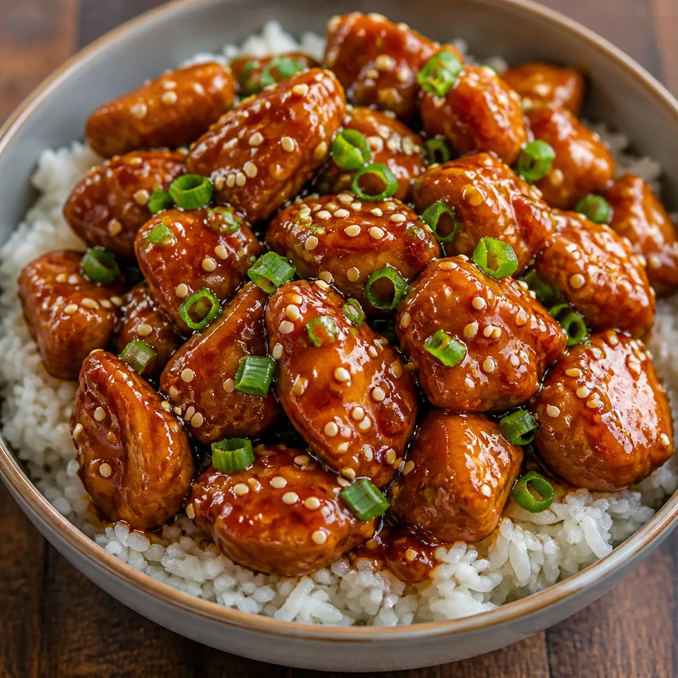 Instant Pot General Tso's Chicken — serving inspiration