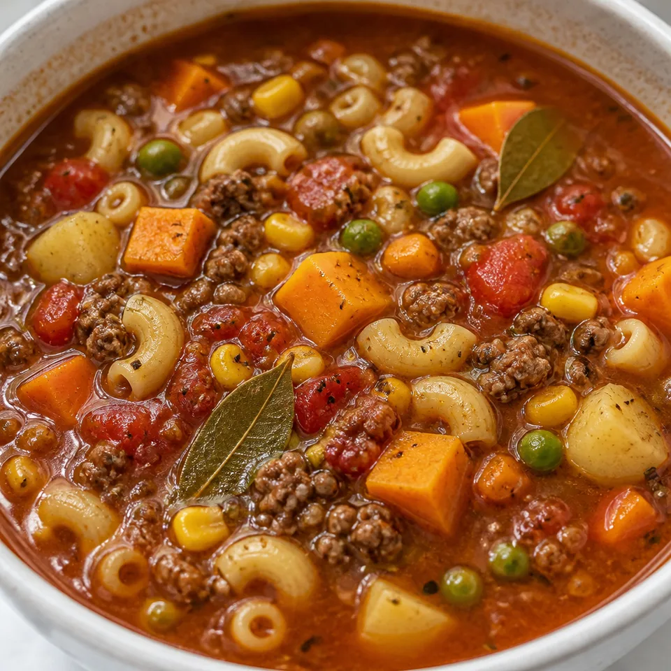 Instant Pot Hamburger Soup — serving inspiration