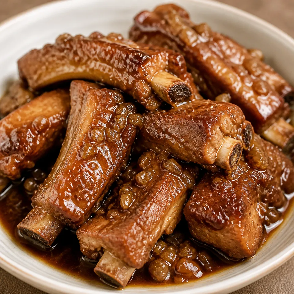 Instant Pot Honey Spare Ribs — serving inspiration