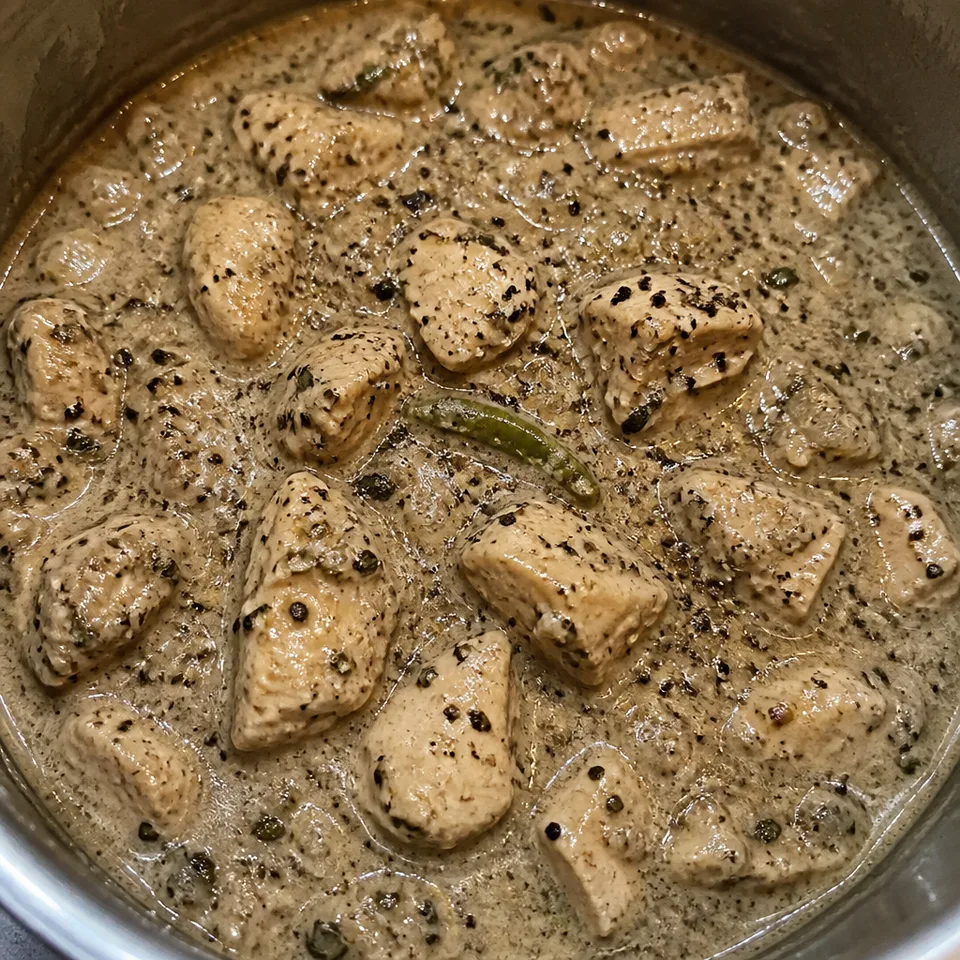 Instant Pot Kali Mirch Chicken Curry — serving inspiration