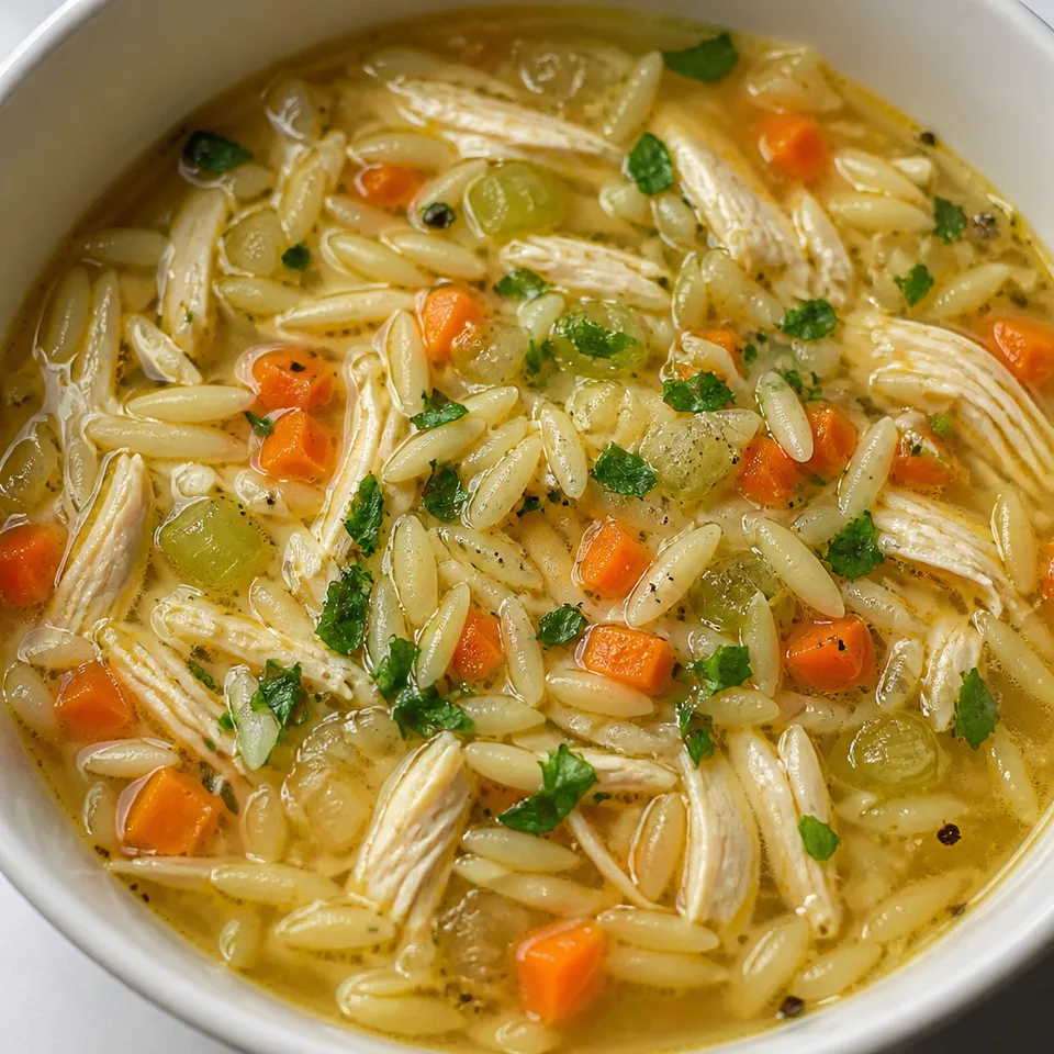 Instant Pot Lemon Chicken Orzo Soup — serving inspiration