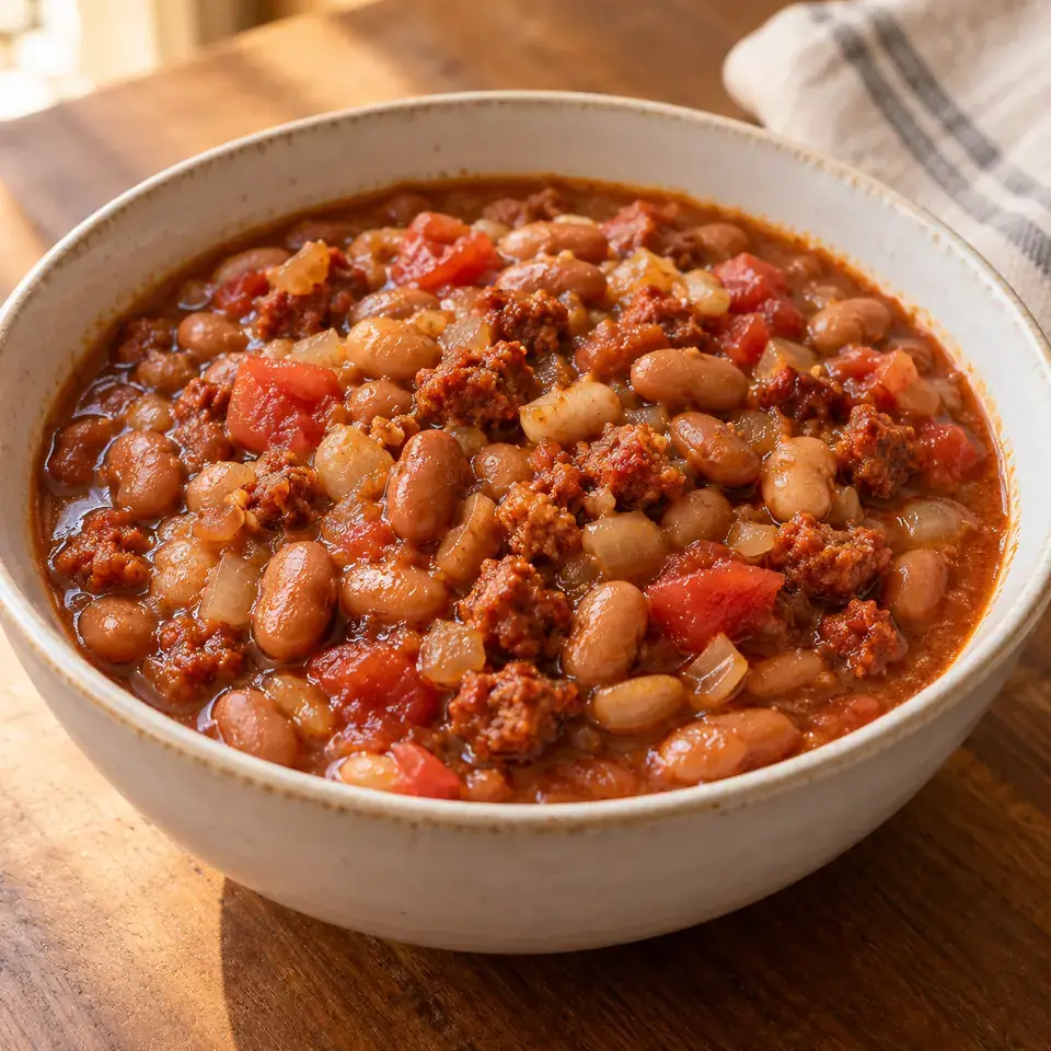 Instant Pot Pinto Beans with Chorizo — serving inspiration