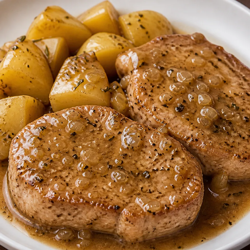 Instant Pot Pork Chops and Potatoes — serving inspiration