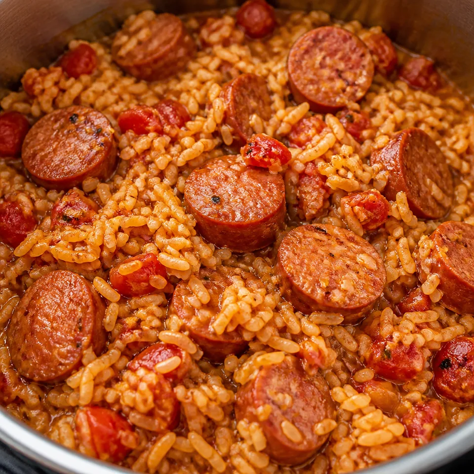 Instant Pot Spanish Sausage and Rice — serving inspiration