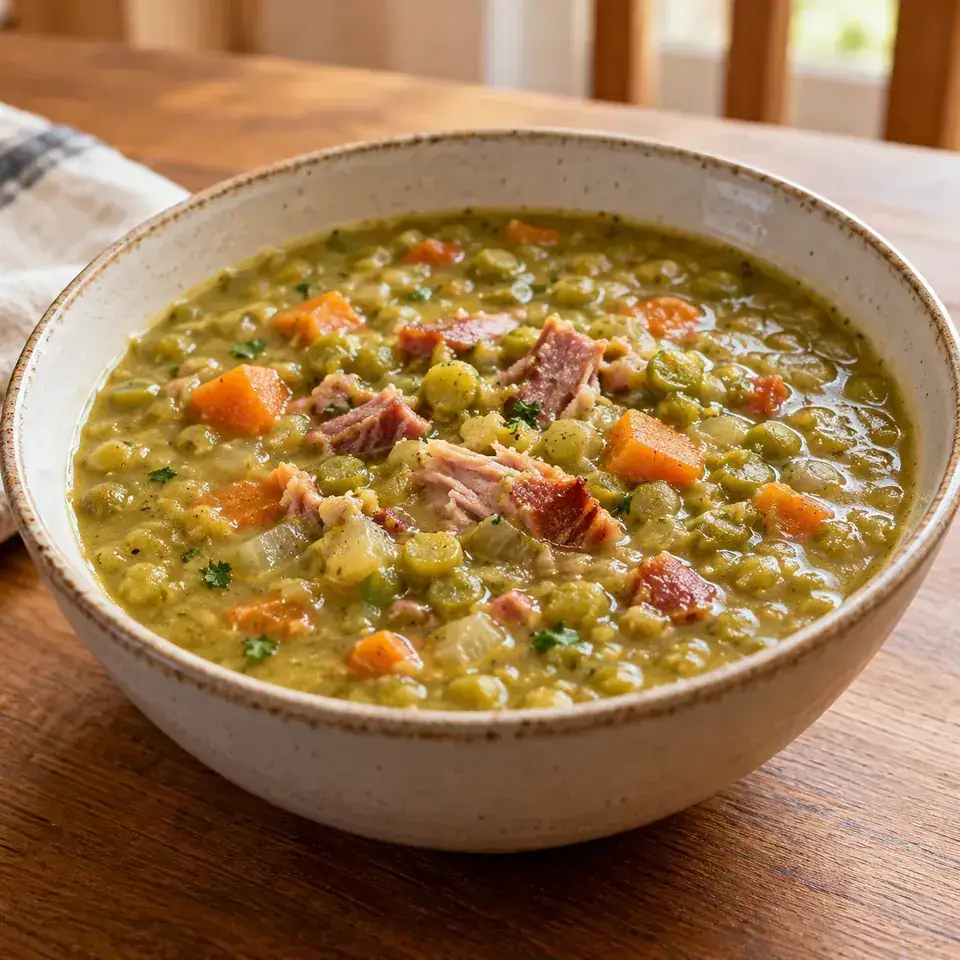 Instant Pot Split Pea Soup — serving inspiration