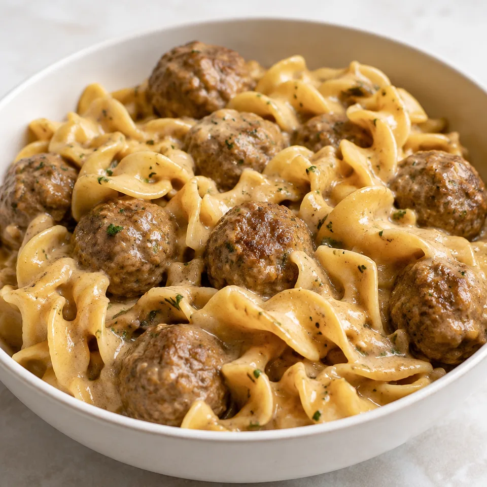 Instant Pot Swedish Meatballs and Noodles — serving inspiration
