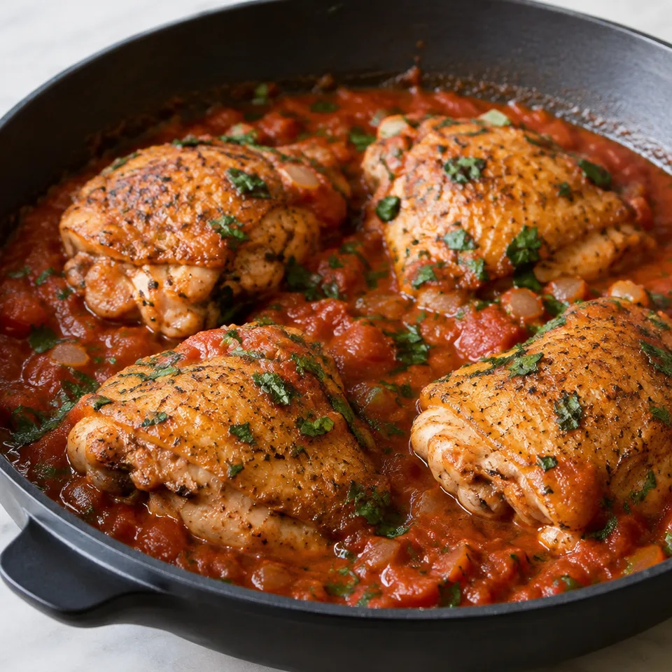 Italian Braised Chicken — serving inspiration