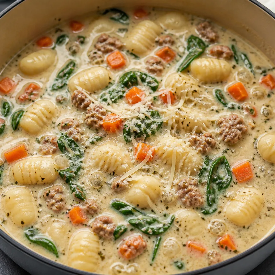 Italian Gnocchi Sausage Soup — serving inspiration