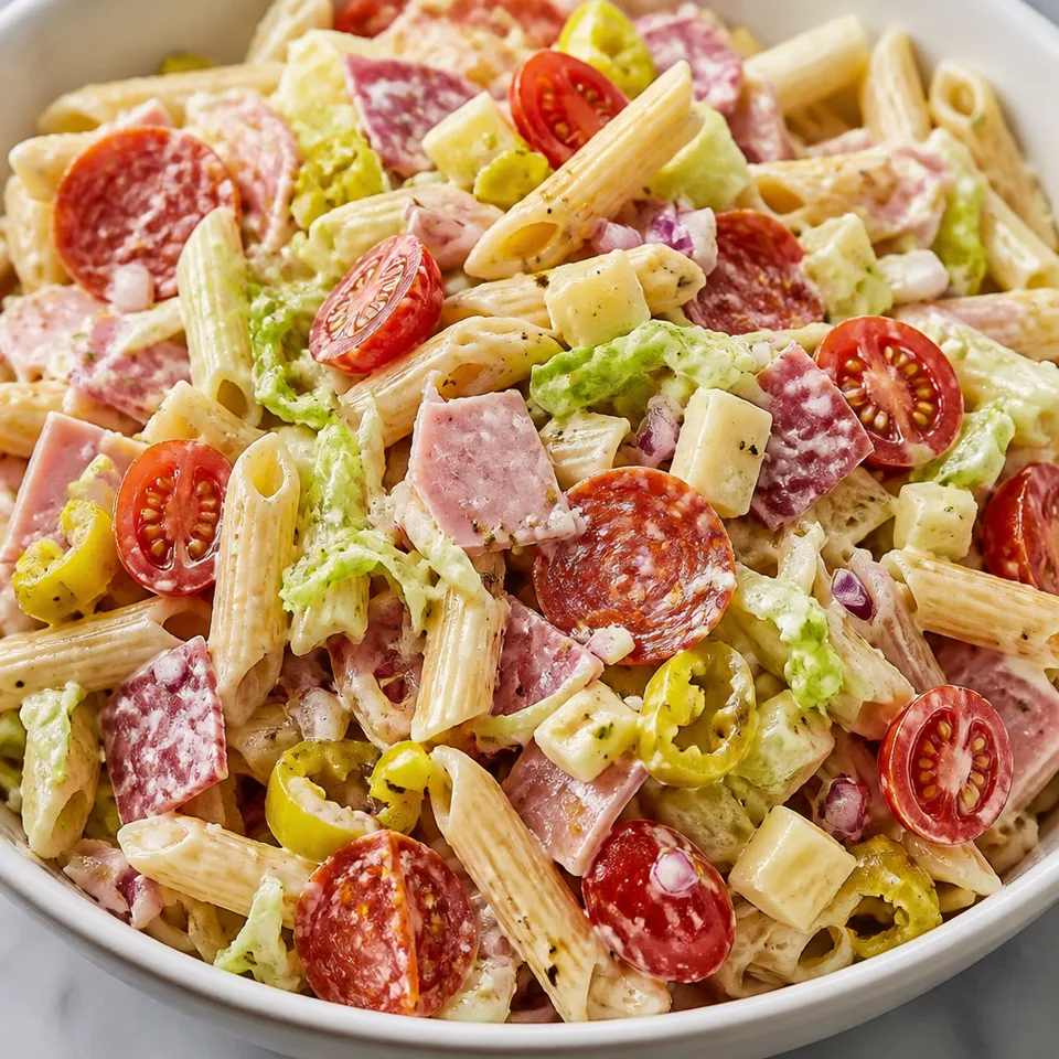 Italian Grinder Pasta Salad — serving inspiration