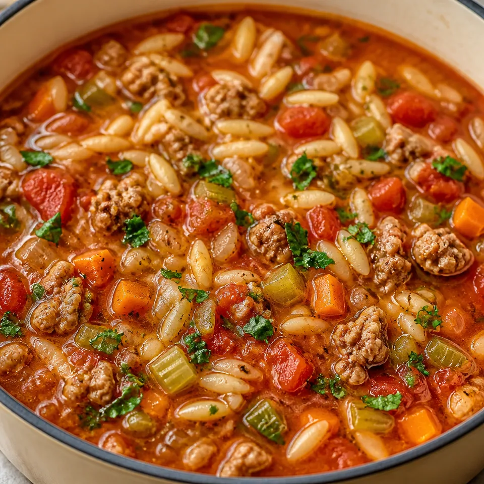 Italian Sausage Soup — serving inspiration