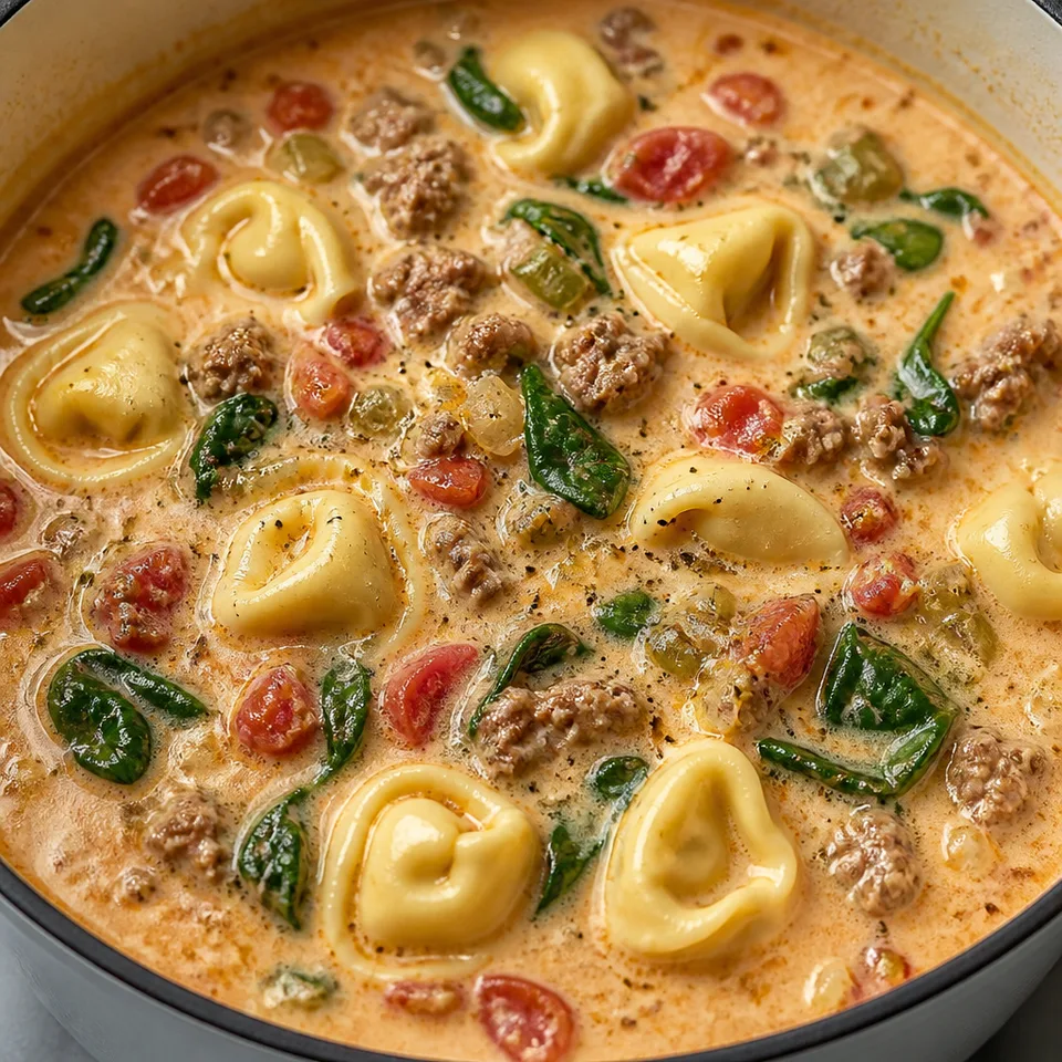 Italian Sausage Tortellini Soup — serving inspiration
