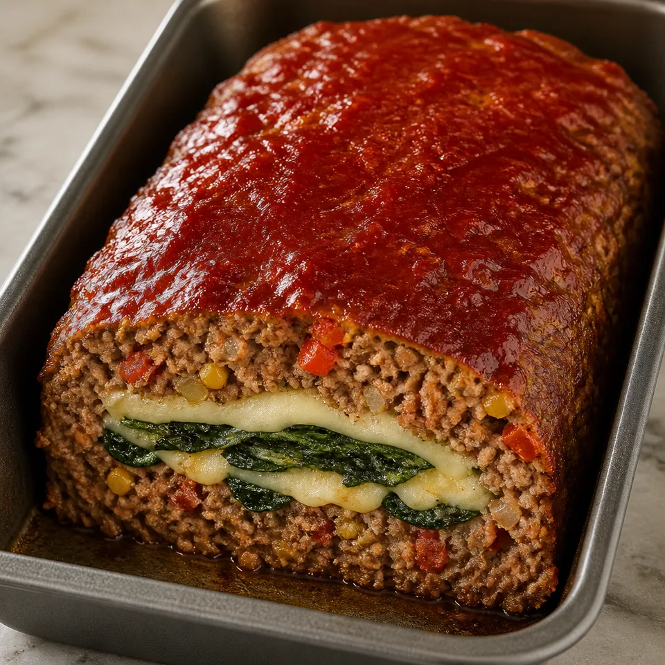 Italian Stuffed Meatloaf — serving inspiration