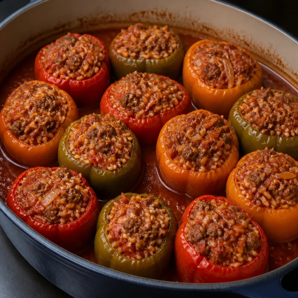 Italian Stuffed Peppers — serving inspiration