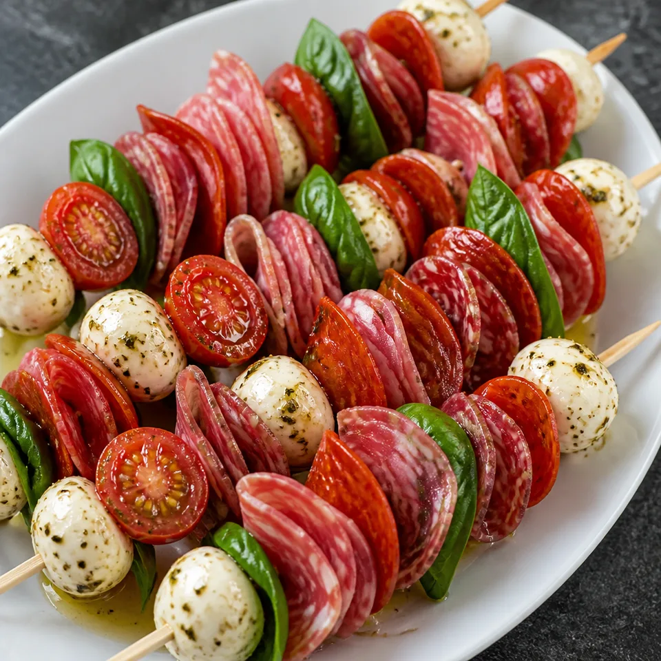 Italian Sub Skewers — serving inspiration