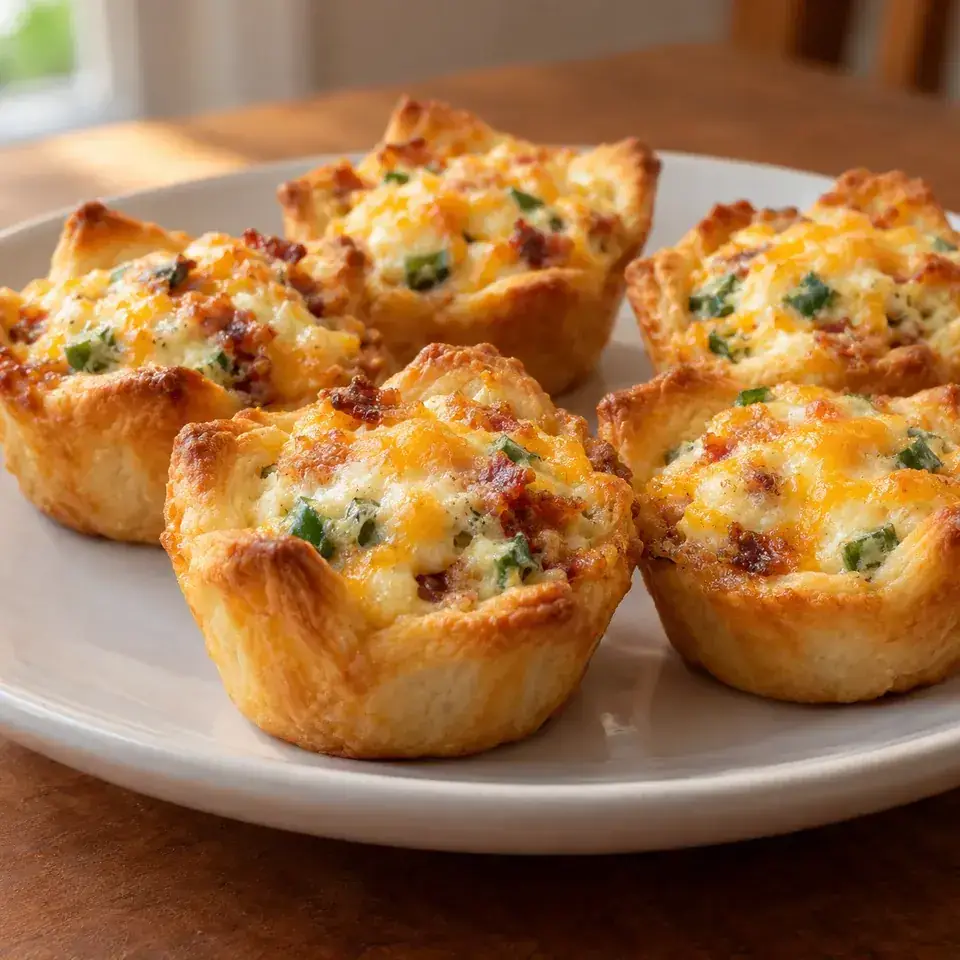 Jalapeno Popper Crescent Cups — serving inspiration