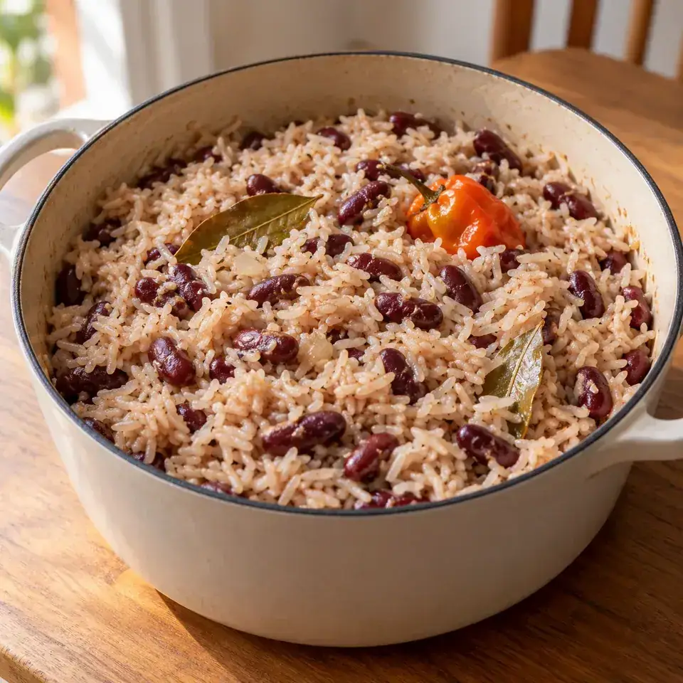 Jamaican rice and peas — serving inspiration