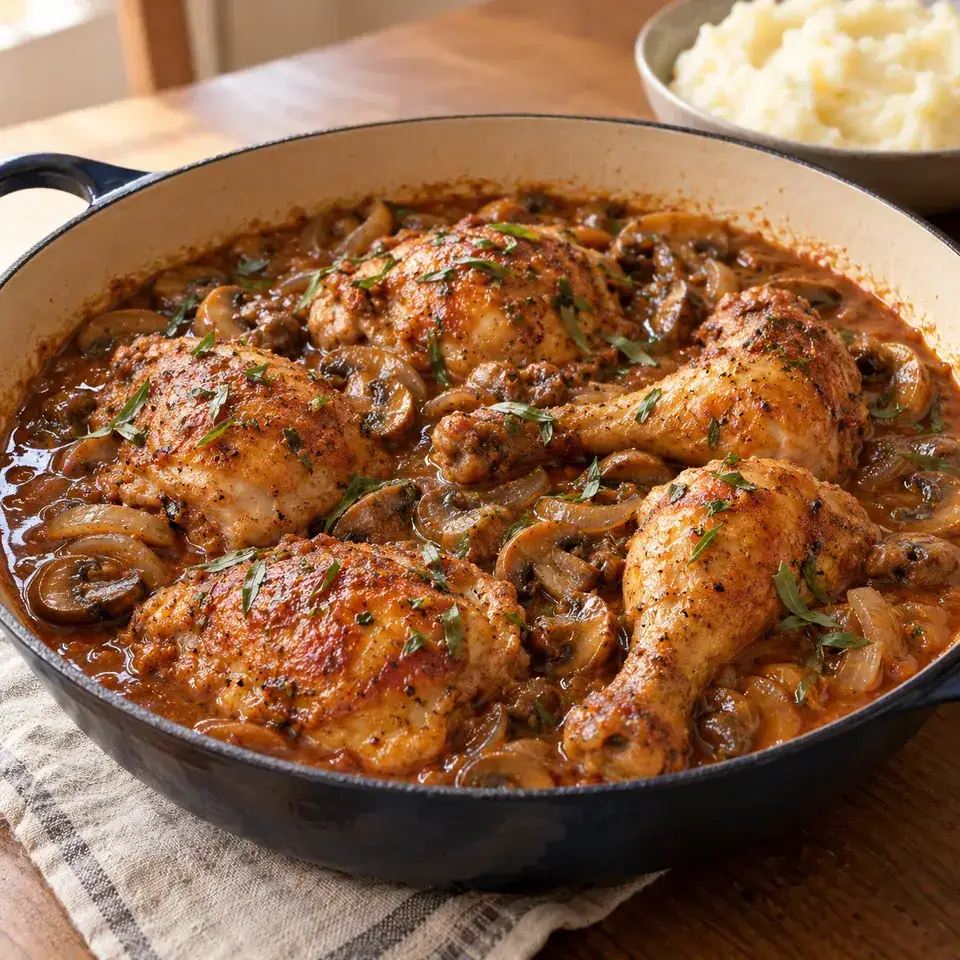 JB's Chicken Chasseur — serving inspiration