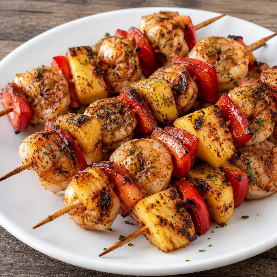 Jerk Shrimp Kabobs — serving inspiration