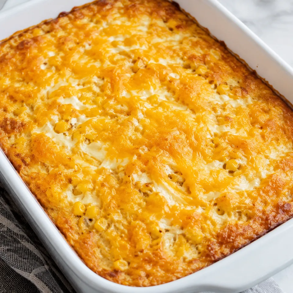 Jiffy Corn Casserole — serving inspiration