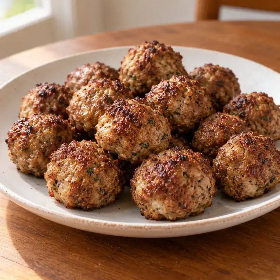 Juicy Air Fryer Meatballs — serving inspiration