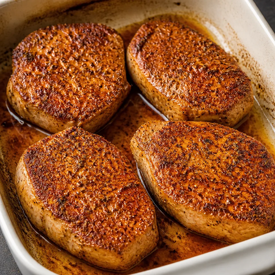 Juicy Baked Pork Chops (easy recipe that always turns out tender) — serving inspiration