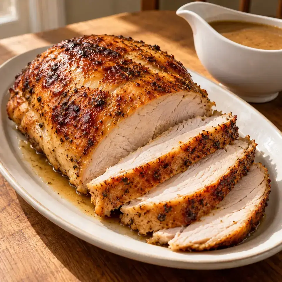 Juicy Slow Cooker Turkey Breast — serving inspiration