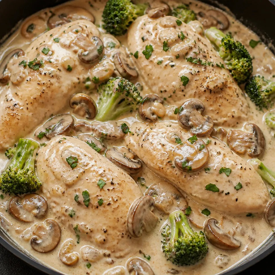 Julia Child's Creamy Chicken + Mushroom — serving inspiration