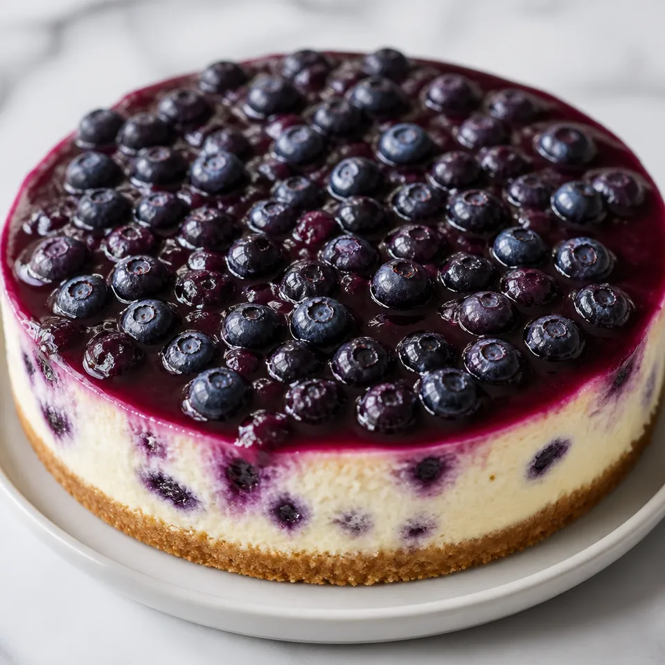 Keto Blueberry Cheesecake — serving inspiration