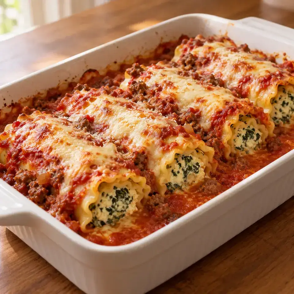 Lasagna Roll Ups — serving inspiration