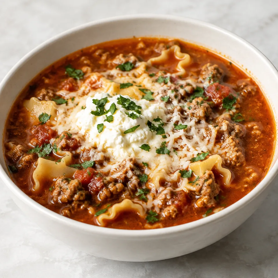 Lasagna Soup — serving inspiration